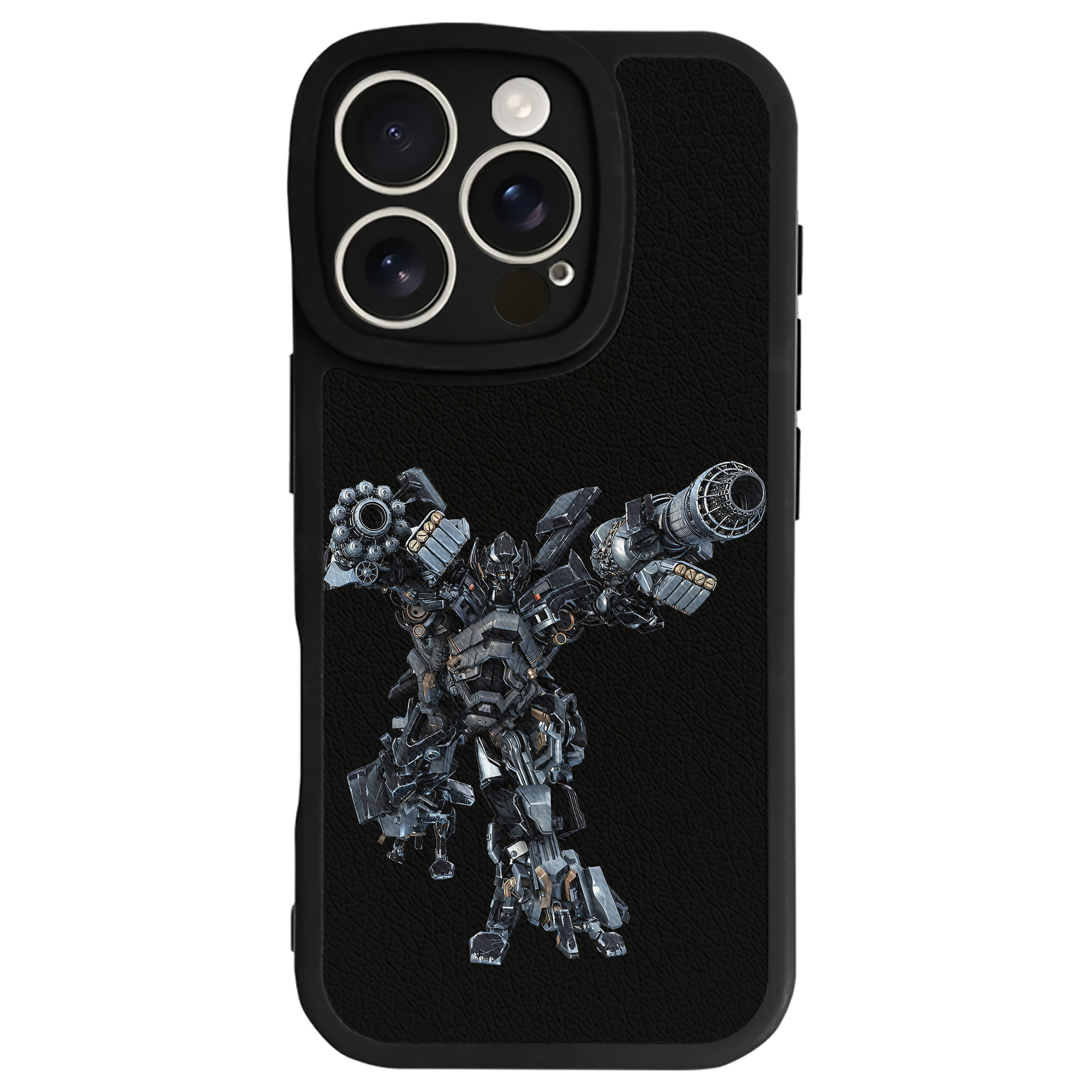 （画像用） Transformers トランスフォーマー 【iPhone 16シリーズ対応】シリコンスマホケース（レザー調） 材質：シリコン